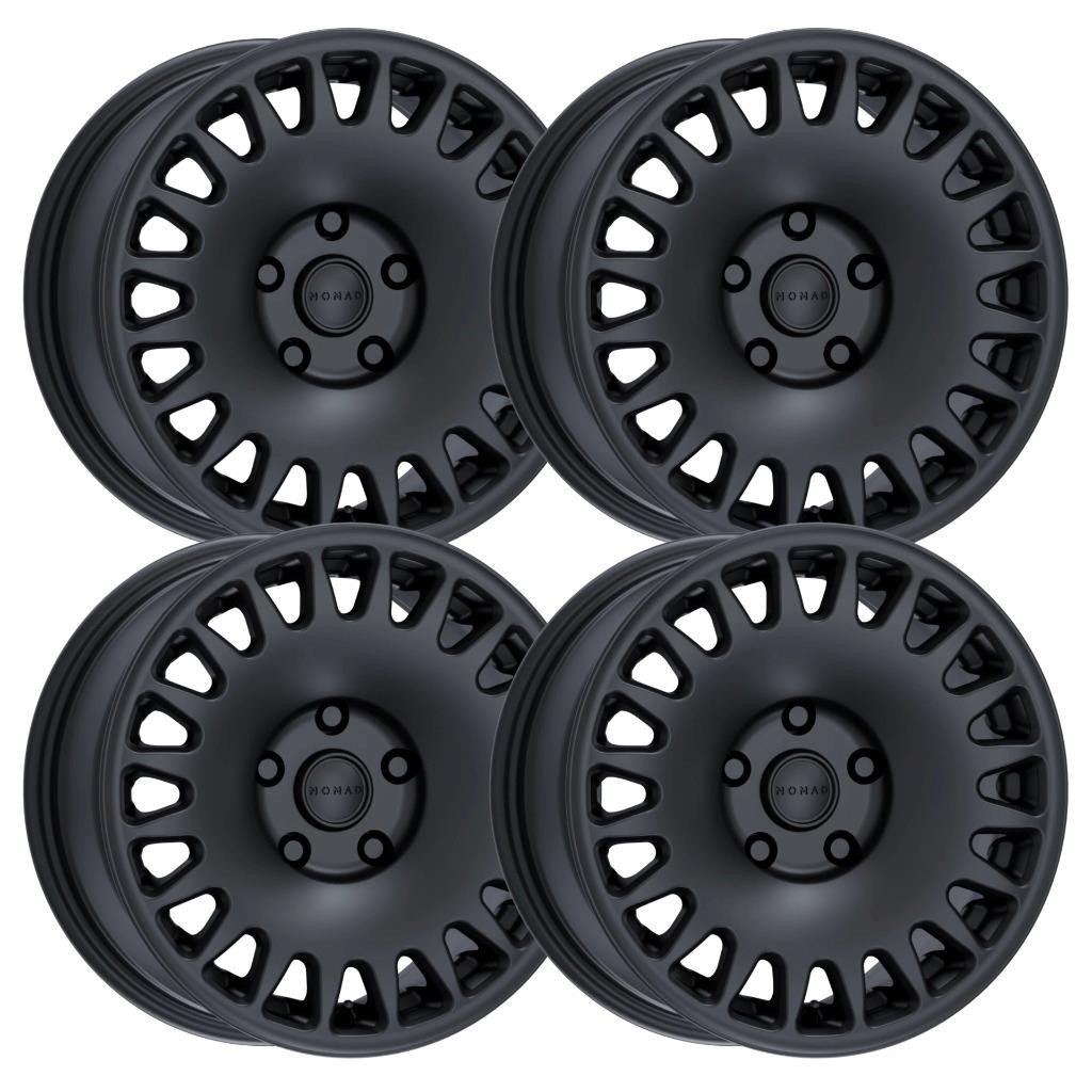 (Set-4) NOMAD 503 Sahara 16X8 6X139.7 -10mm Satin Black Wheels Rims 16 Inch