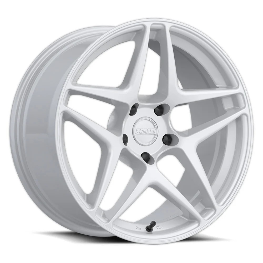 Kansei ASTRO Wheel 18x8.5 (35, 5x112, 66.56) White Single Rim