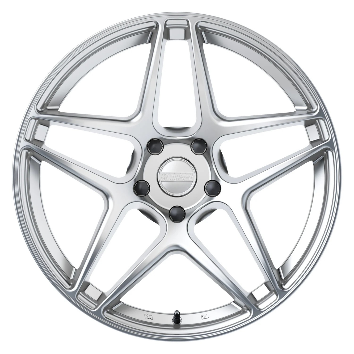 Kansei ASTRO Wheel 18x8.5 (35, 5x112, 66.56) Silver Single Rim thumbnail