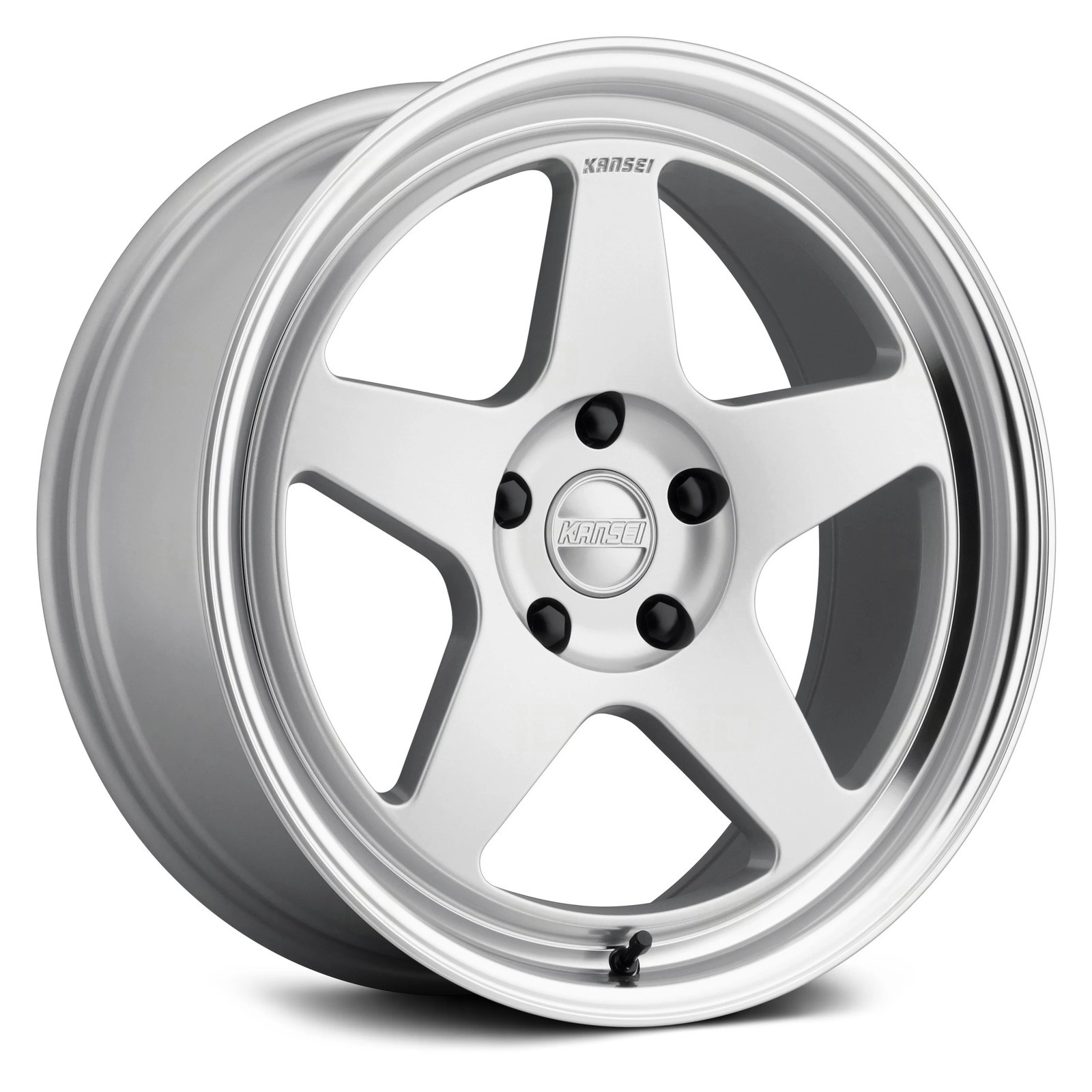 Kansei KNP Wheel 17x8 (35, 5x120.65, 72.56) Silver Single Rim