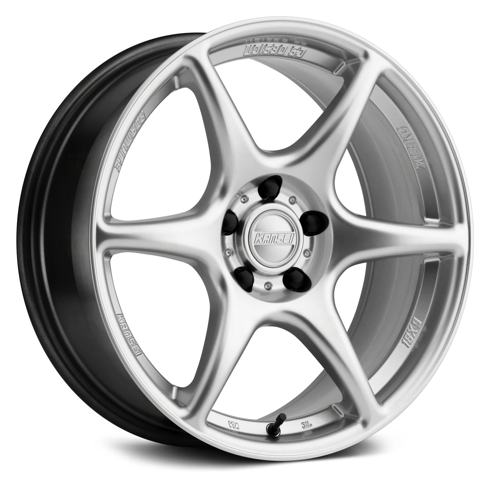 Kansei Tandem Wheel 19x10.5 (35, 5x120.65, 72.56) Silver Single Rim
