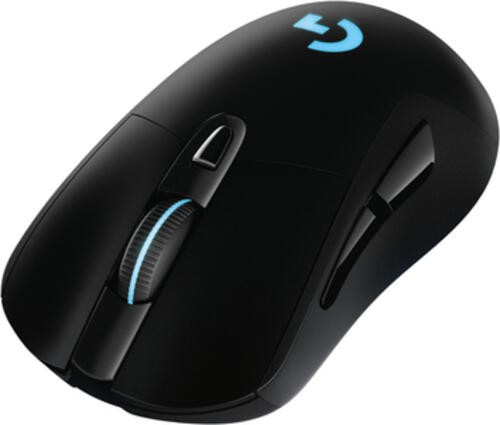 Logitech G703 LIGHTSPEED Wireless Gaming Mouse, HERO 25K Sensor, 25,600 DPI, RGB, Adjustable Weights, 6 Programmable Buttons, Long Battery Life,
