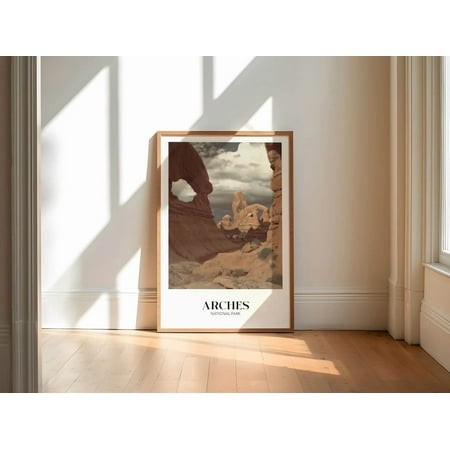 Arches National Park Travel Wall Art  Unframed Paper Print Size 24x36