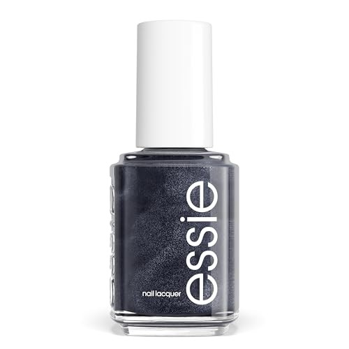 Essie Nail Polish, Salon-Quality Black Nail Polish, Moonlight Ballet, Vegan, Onyx Swan, 0.46 Fl Oz