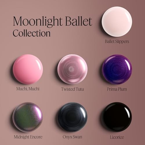 Essie Nail Polish, Salon-Quality Black Nail Polish, Moonlight Ballet, Vegan, Onyx Swan, 0.46 Fl Oz thumbnail