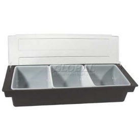 Vollrath Traex Plastic Condiment Dispenser W/ Standard Lid, 4742-01, Brown, Quart Insert Size