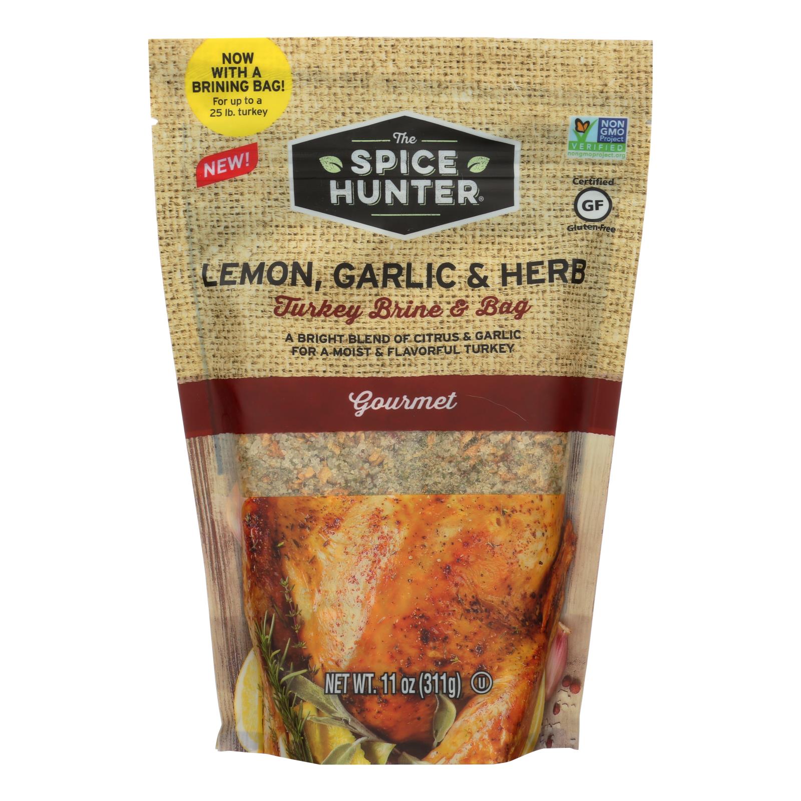 LEMON, GARLIC & HERB GOURMET TURKEY BRINE & BAG, LEMON, GARLIC & HERB