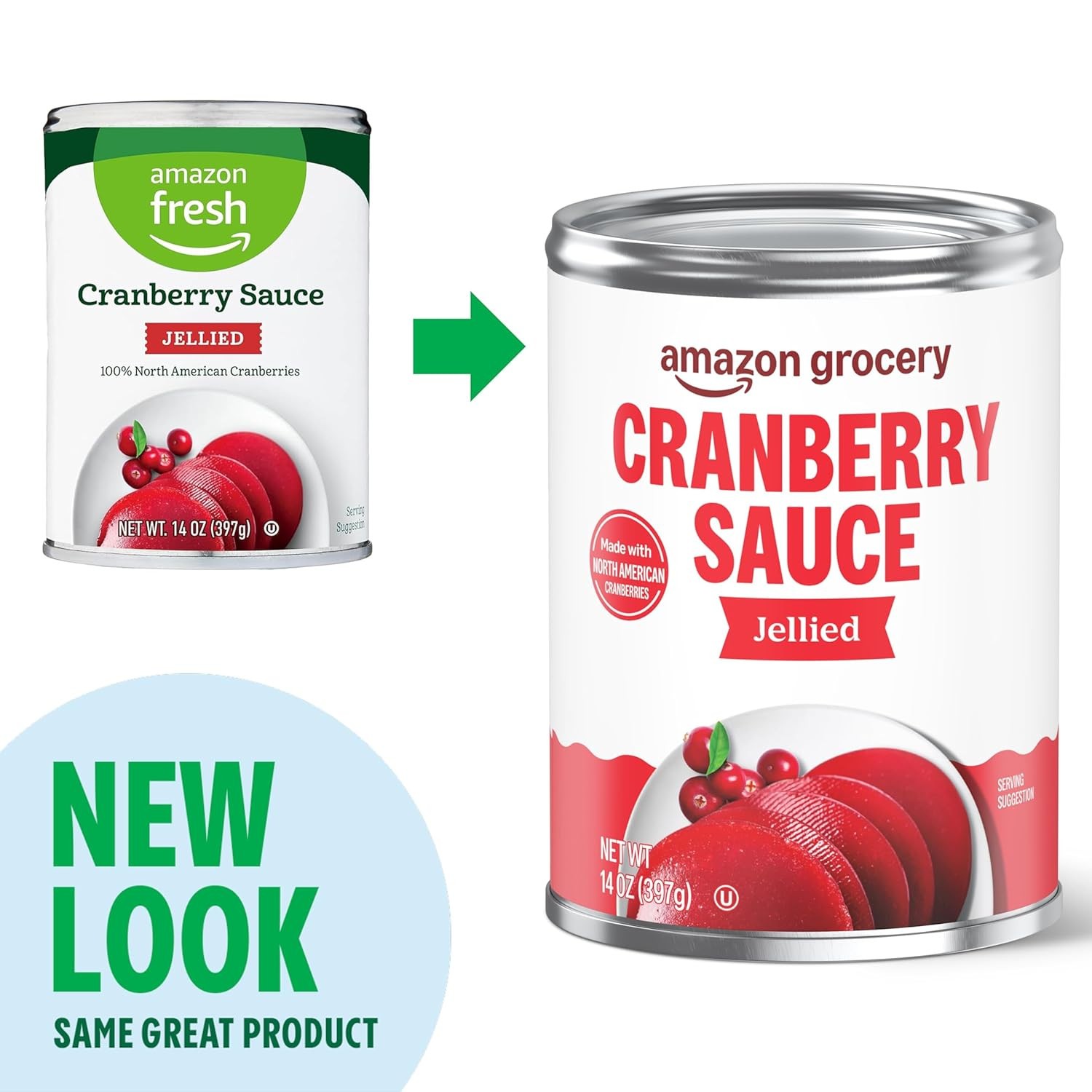 Amazon Grocery, Jellied Cranberry Sauce, 14 Oz thumbnail