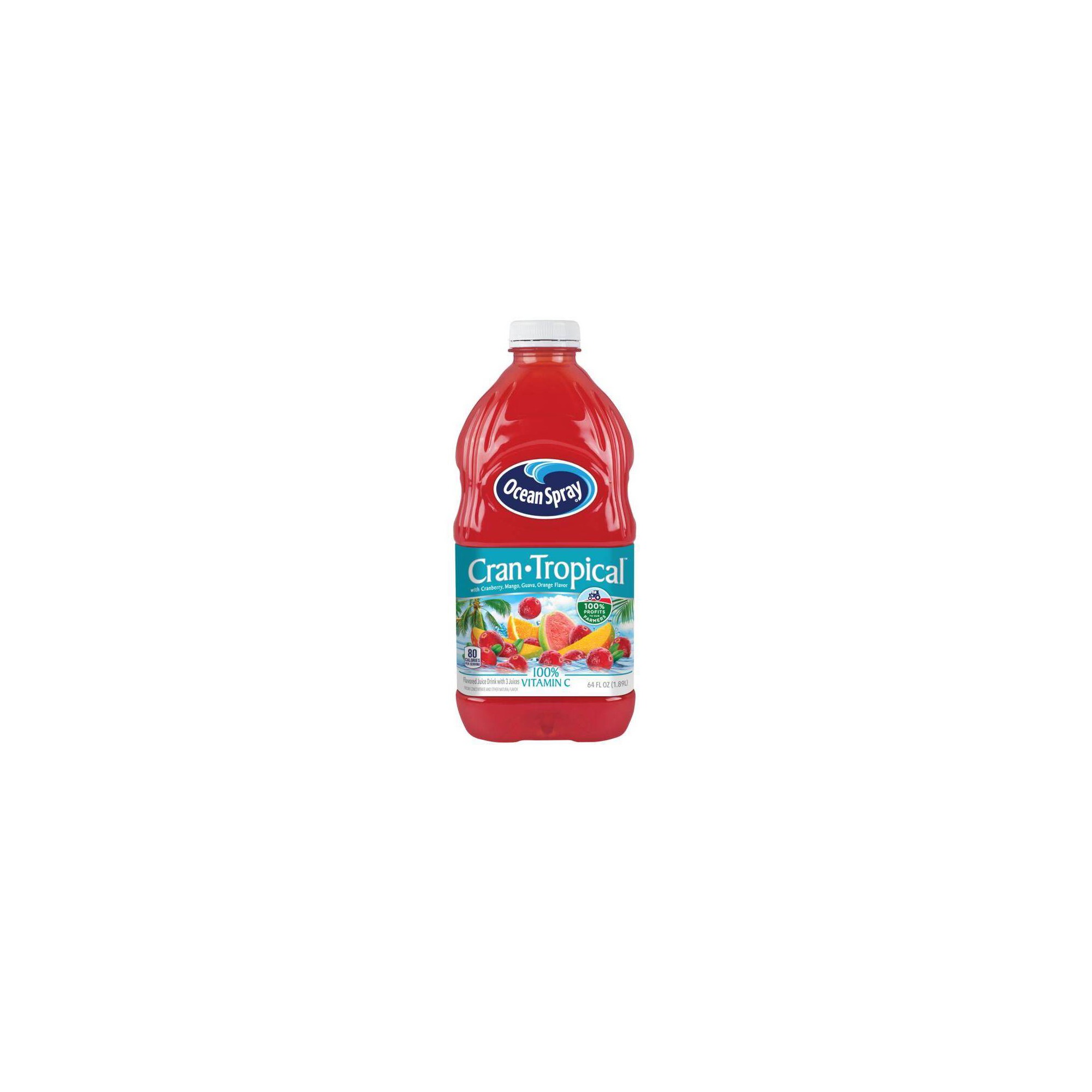 Ocean Spray, Cran Tropical Drink, 64 Oz (Case of 8) thumbnail