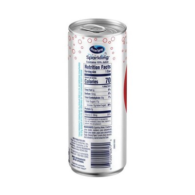 Ocean Spray® Sparkling Cranberry Juice Drink  11.5 Fl Oz Cans  4 Count thumbnail