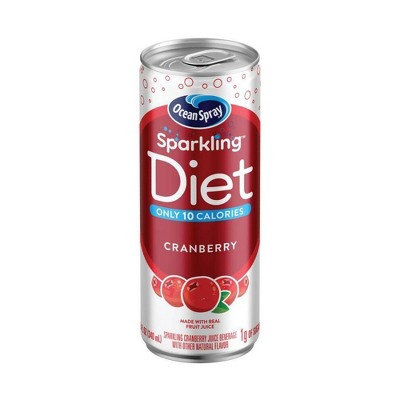 Ocean Spray, Sparkling Diet Cranberry Cans, 46 Oz (Case of 6) thumbnail
