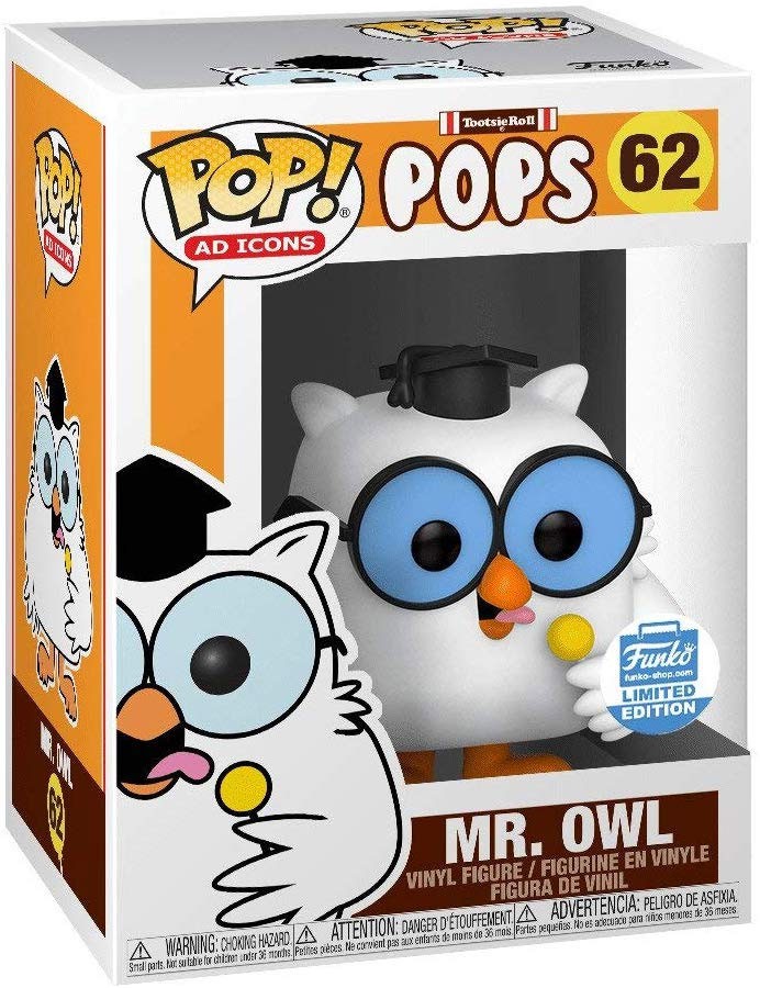 Funko Tootsie Roll POPS POP! Ad Icons Mr. Owl Vinyl Figure