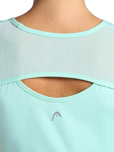 HEAD Women’s Breakpoint Racerback Scoopneck Tank Top, Slim Fit, Stretch Lightweight Material, Yucca, Medium thumbnail