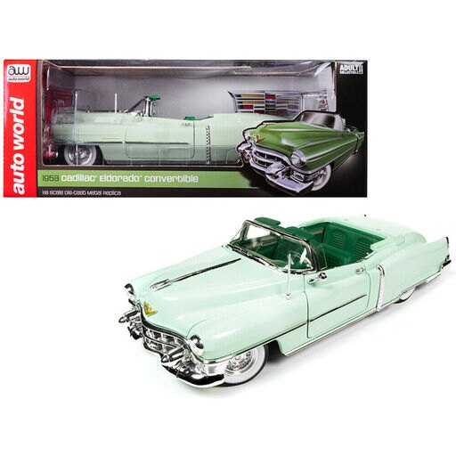 New 1953 Cadillac Eldorado Convertible Gloss Light Green with Dark Green Interio