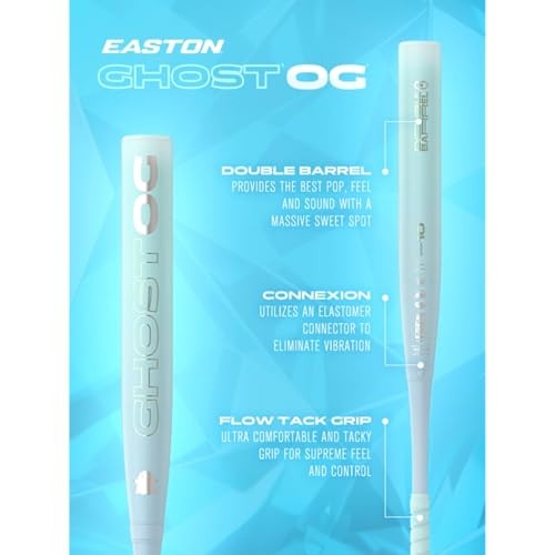 Easton | 2026 | Ghost OG Fastpitch Softball Bat | Approved for All Fields | 2 Pc. Composite | -10 Drop | 31 thumbnail