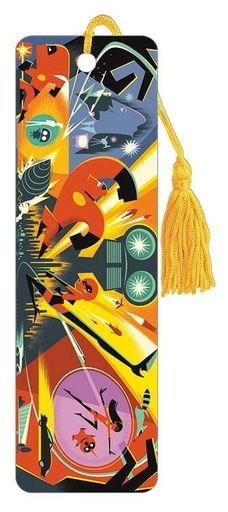 Incredibles 2 - Bookmark - Brand New - Book Reading Movie 6505