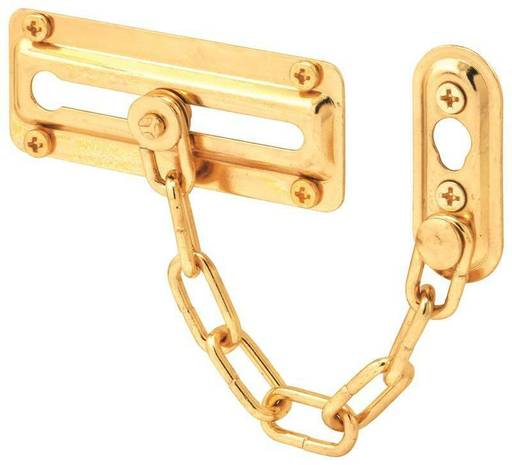 Tamperproof Chain Door Lock, No U 9905, PRIME LINE PRODUCTS, 3PK