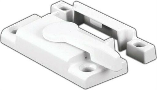 Vinyl Window Sash Lock White, No F 2554, PRIME LINE PRODUCTS, 3PK