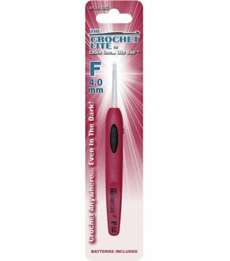 The Crochet Lite Size F 4.0mm Crochet Hook Art No. 3943