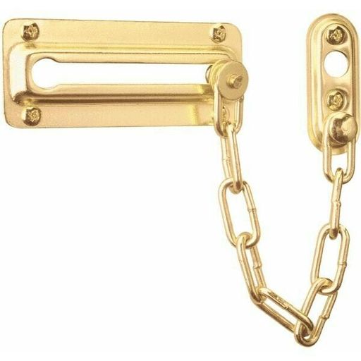 Tamperproof Chain Door Lock, No U 9905, PRIME LINE PRODUCTS