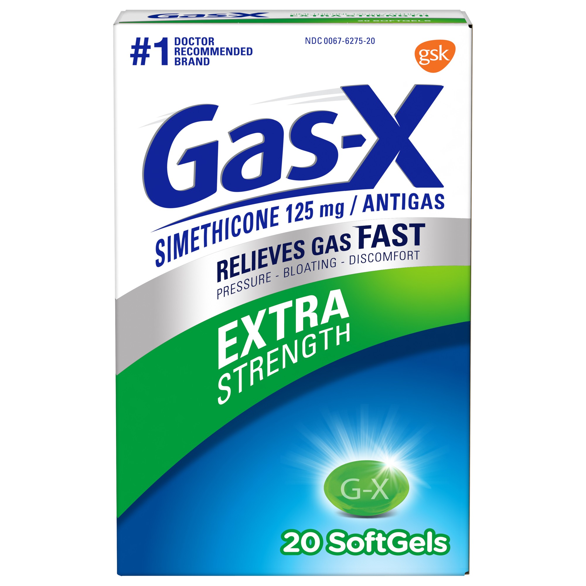 Gas-X - Softgels - Extra Strength - 20 Ct
