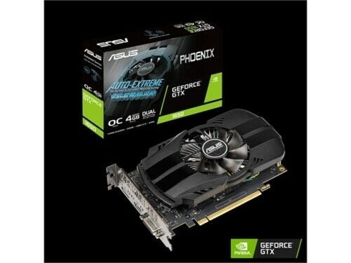 ASUS Video Card PH-GTX1650-O4G GeForce GTX 1650 Phoenix OC 4GB Retail