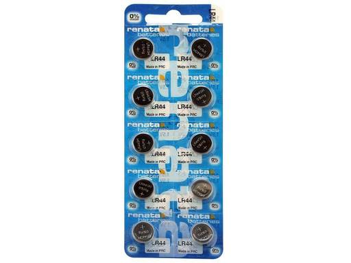 Renata LR44 - AG13 Alkaline Button Cell Watch Batteries 10 Pack