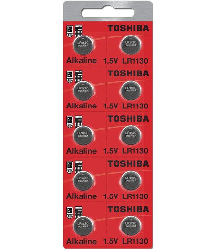 Toshiba LR1130 189 Alkaline 1.5 Volt Battery (10 Batteries)