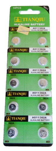800 X TIANQIU AG11 362A SR720 SR721SW LR721 SR58 362 361 Alkaline Watch Battery