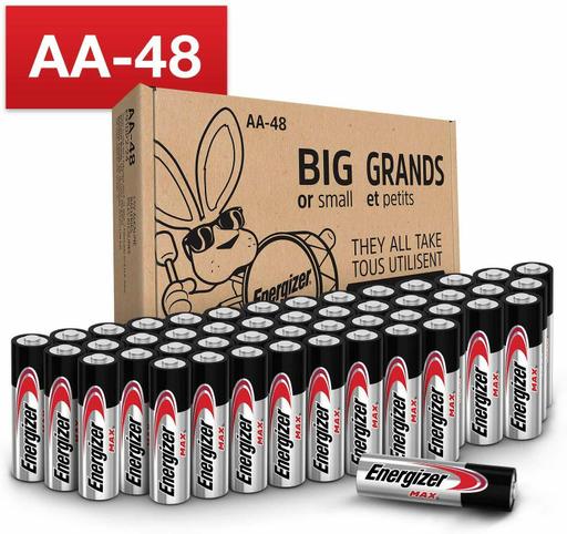 Energizer AA Batteries (48Count), Double a Max Alkaline Battery Packaging Ma