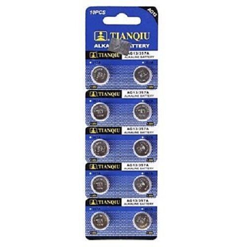 800 X TIANQIU AG13 LR44 SR44 LR1154 357A A76 357 SR44SW Alkaline Watch Battery