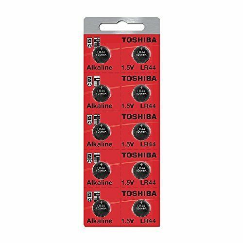Toshiba LR44 AG13 Alkaline 1.5 Volt Batteries (100 Batteries Total)