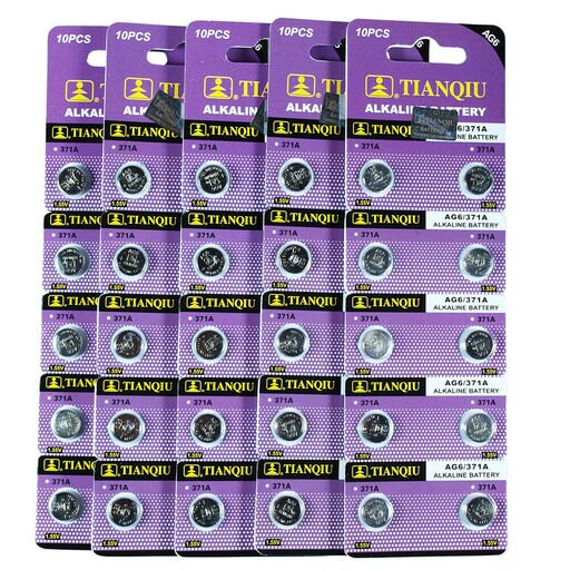 100 PCS LR69 AG6 371 LR921 1.5V Alkaline Battery for Watch Lighter US Free Ship