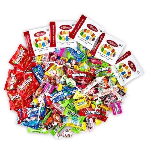 Your Favorite Mix of Brand Name Candy! - a 6X6 Box (3.5 Lb.- 56 Oz.) of Airheads  Laffy Taffy  Tootsie Rolls  Lemon Heads  Jaw Busters & More by Snack