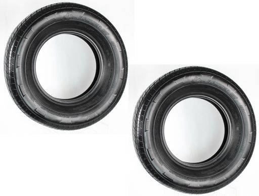 2-Pack ECustomrim Rainier Radial Trailer Tire ST225/75R15 LRD 2540 Lb. 65 PSI