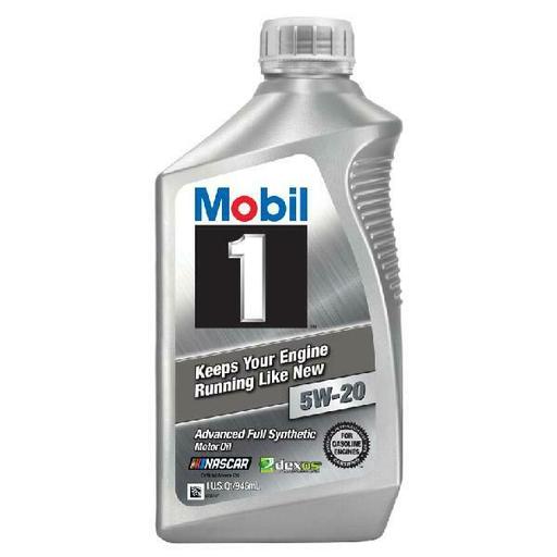 Mobil 1 Advanced Full Synthetic Motor Oil 5W-20, 1 Qt.