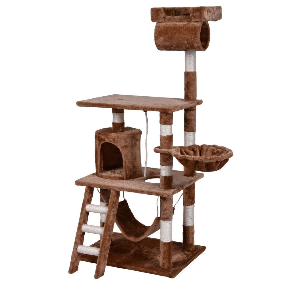 Katzen-Kratzbaum Mit Sisal Ob-7525 Braun