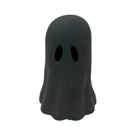 XIBUFE 2026 New Halloween Paper Mache Ghost Decoration  Mini Ghost Figurine for Halloween  11 Inch Halloween Indoor Decor for Home Party Tabletop