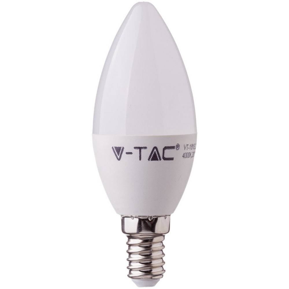 V-TAC 7263 LED EEK F (a - G) E14 Kerzenform 5.5 W = 40 W WarmweiÃ (Ã X L) 37 Mm X 100 Mm Nicht Dimm