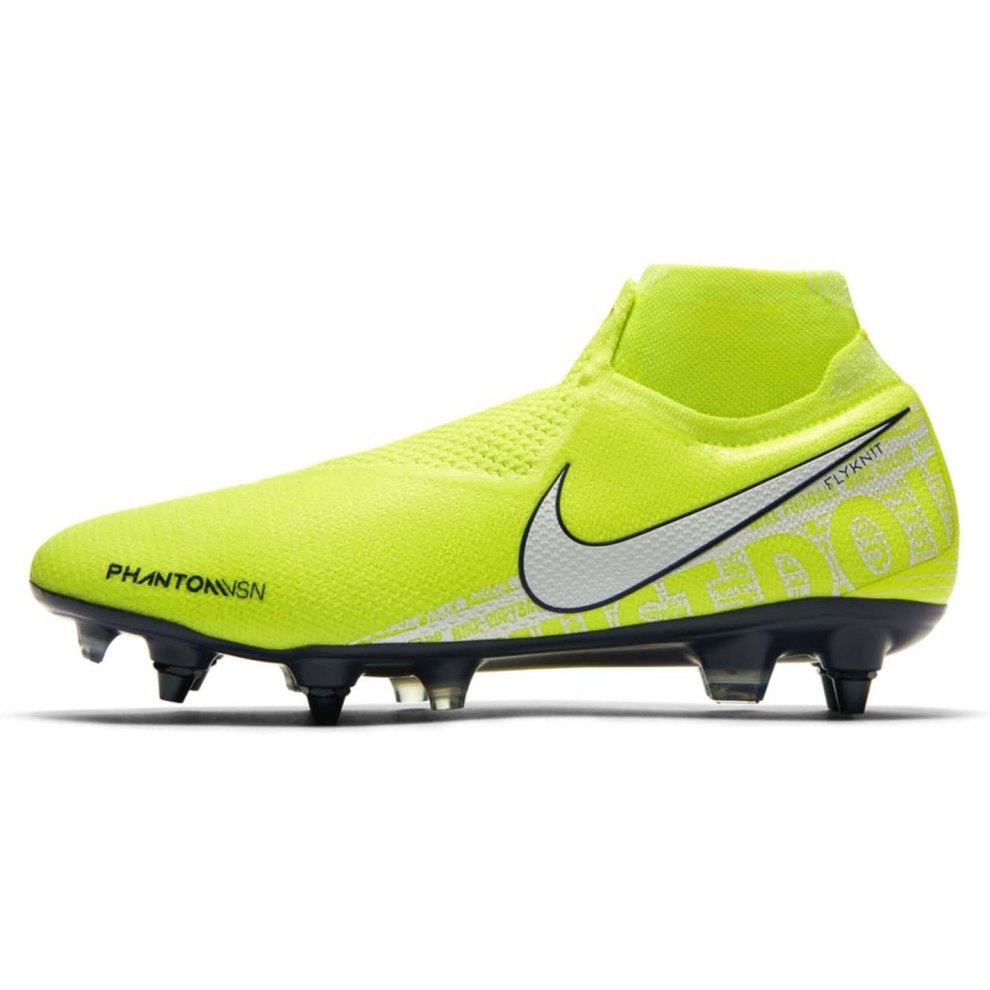 (10, Yellow) Nike Phantom Vision Elite DF SG Football Boots Mens Sports Trainers Footwear