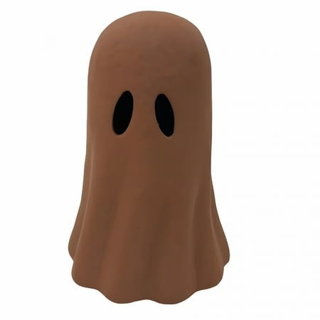 XIBUFE 2026 New Halloween Cute Gost Paper Mache Ghost Tabletop Decoration for Living Room Bedroom Office White  11In  Halloween Indoor Decor