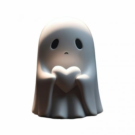 XIBUFE 2026 New Cute Ghost Figurines  Finger Ghost Statue  Halloween Ghost Ornaments  Funny Tabletop Statues for Home Decor for Desk  Shelf  Mantel  T