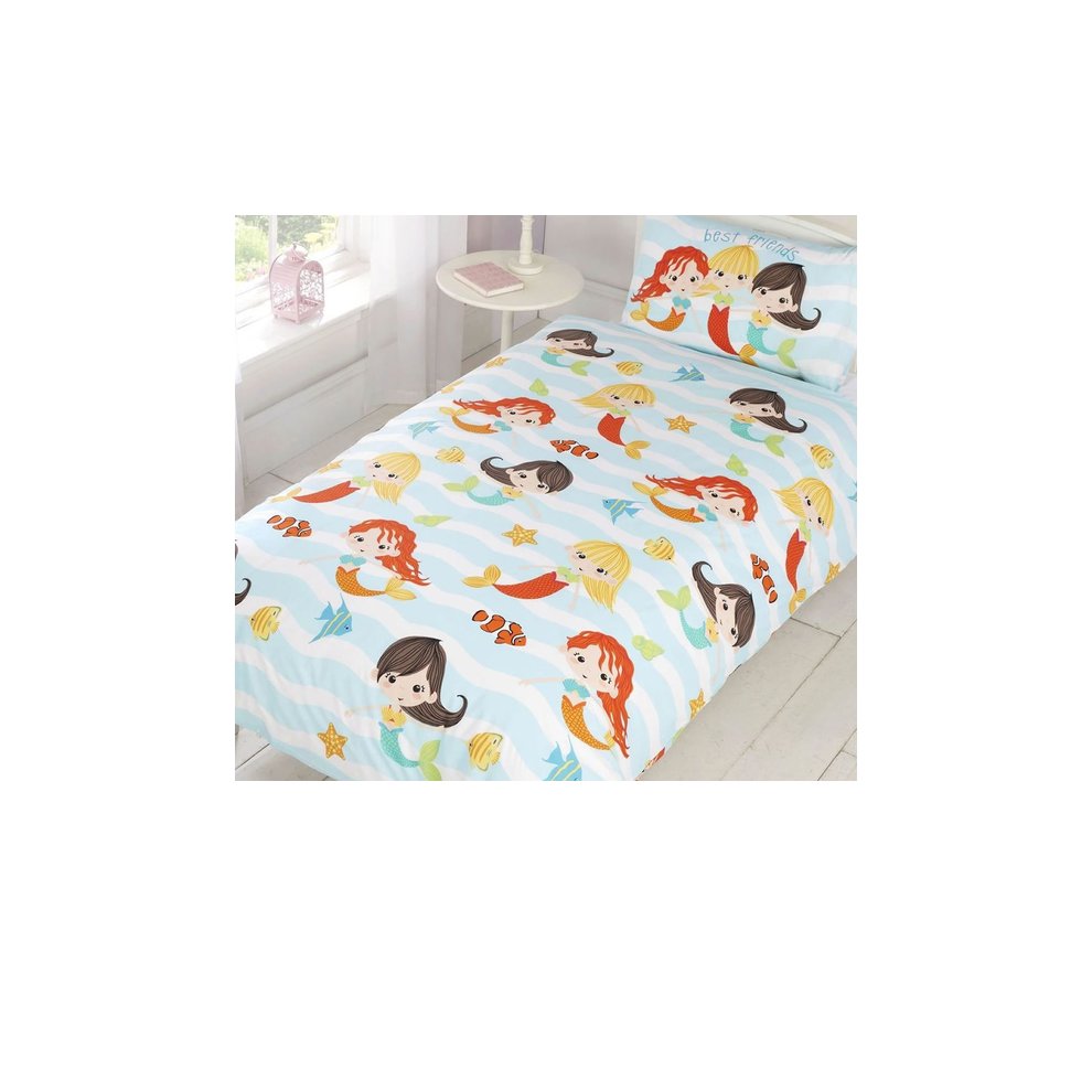 Mermaid Friends Toddler Bedding