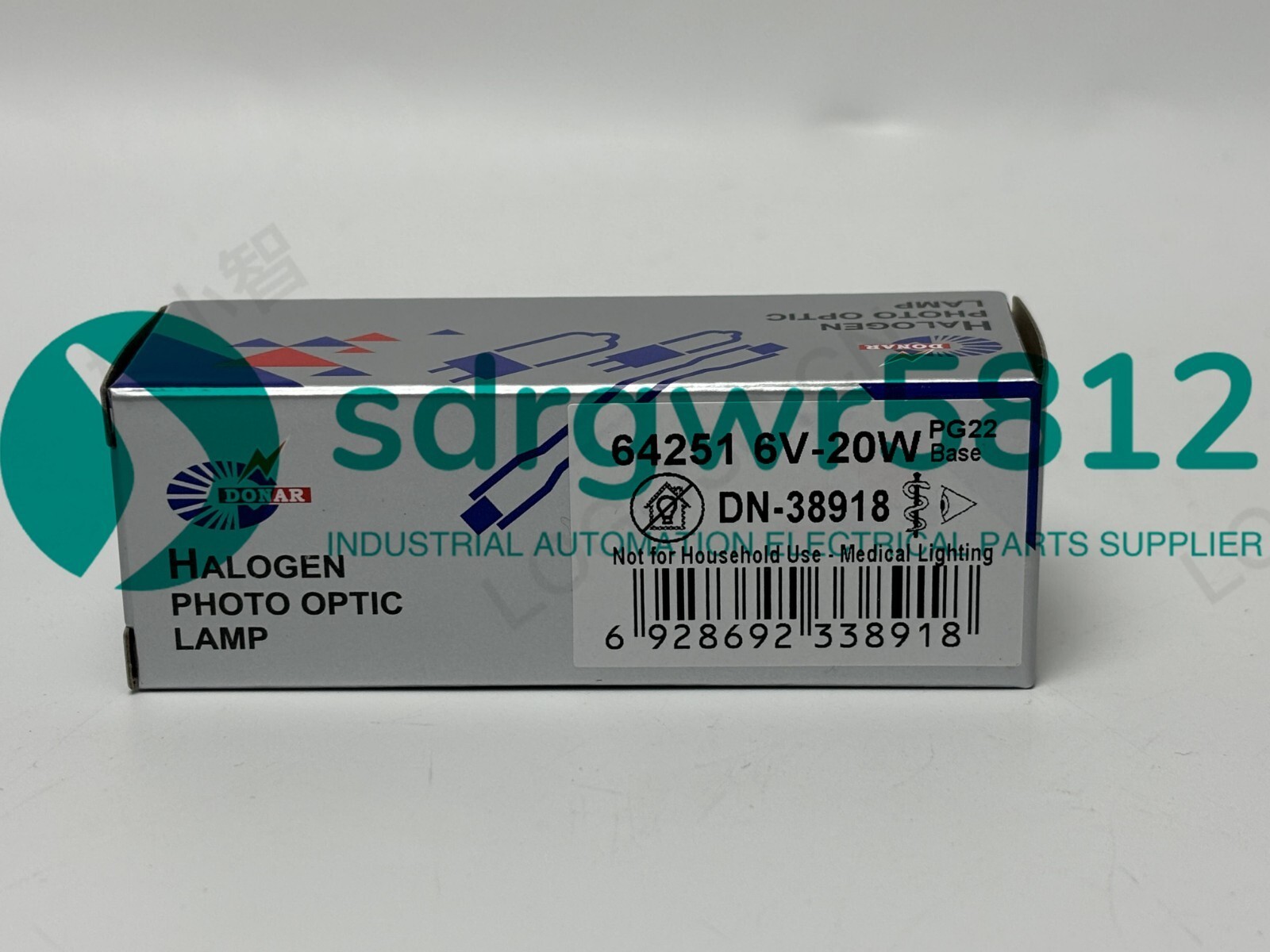 64251 6V20W PG22 Halogen Lamp Zeiss Slit Lamp Nikon Microscope Light Bulb 6V-20W