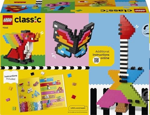 Lego 11045 Classic Colorful Idea Box Toy Birthday Present Blocks Educational Boys Girls Children 5 6 7 8 Years Old Interior Stylish Game thumbnail