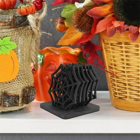 VIKSZOY 2026 Home Decor Table Decoration Ghost Arachnid Web Cup Mat Table Mat Suitable for Living Room Kitchen Bedroom