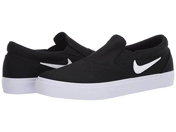Nike Charge Slip SB Skateboard ' White' Black/Black/White/White Skate Shoes CT3523-001 (Size: US 10)