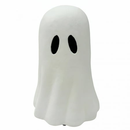 XIBUFE 2026 New Halloween Paper Mache Ghost Tabletop Decorations –Spooky Ghost Statue Cute Ghost Decor for Home Table Centerpieces Tiered Tray Decor