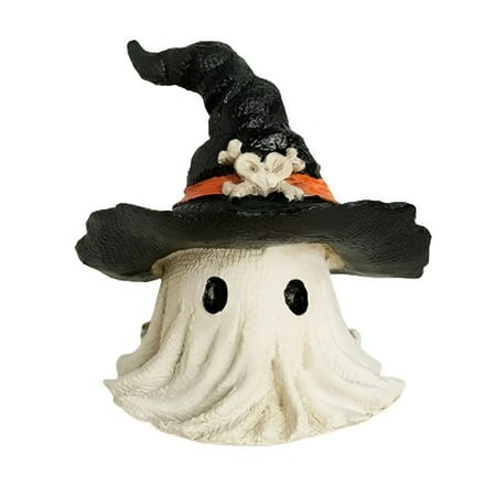 XIBUFE 2026 New Halloween Decorations Fall Decor for Home Halloween Ghost Small Statue Decoration for Halloween Decorating Porches and Indoor Spooky H