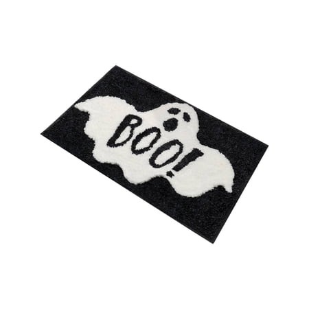 RLESO 2026 New Halloween Doormat Ultra Soft Microfiber Halloween Decoradorable Ghost Design Door Mat Style 8 for Front Door Entryway Home Party Holida